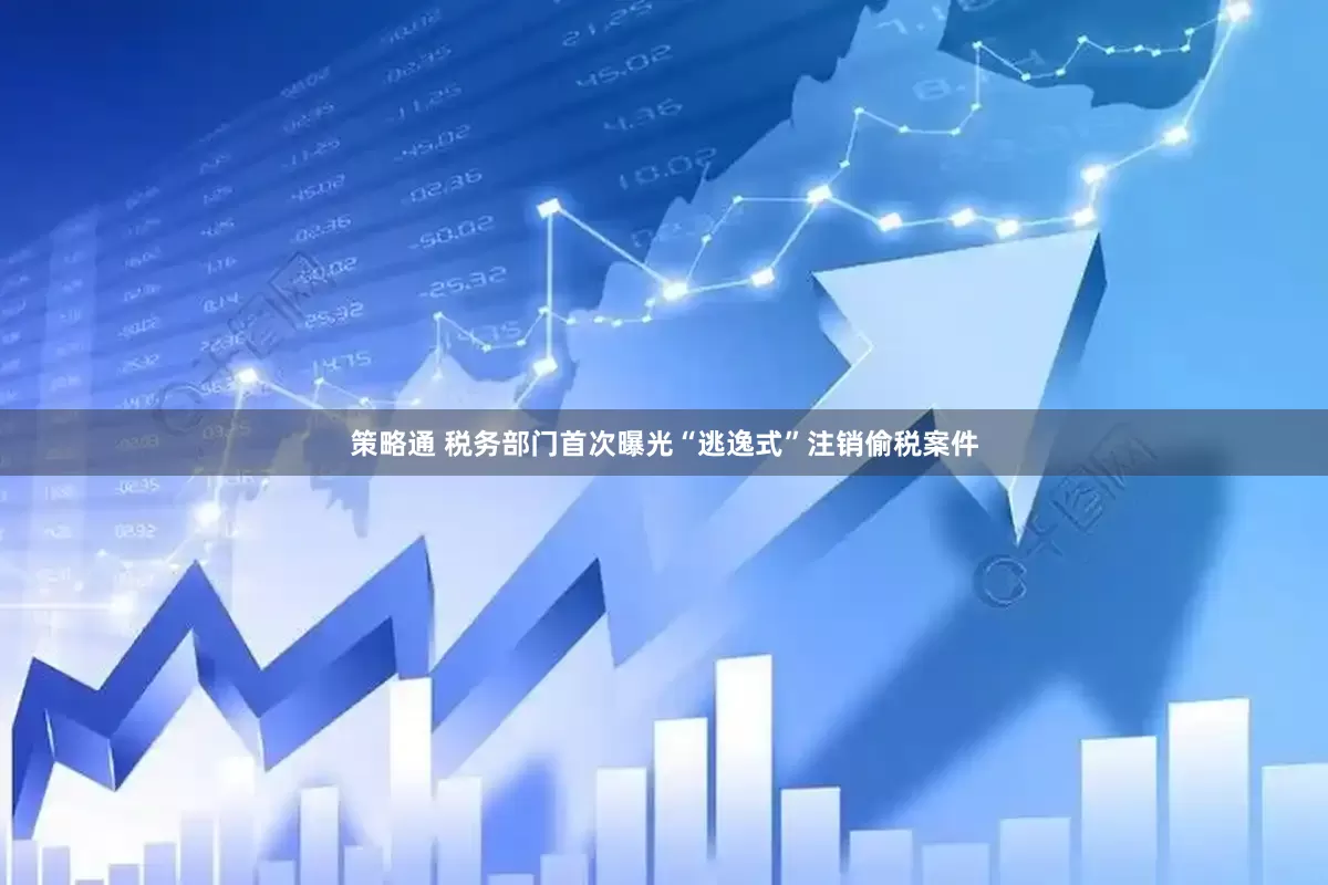 策略通 税务部门首次曝光“逃逸式”注销偷税案件